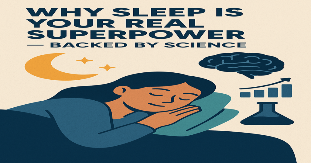 “Person sleeping peacefully at night, representing the importance of sleep for mental health”