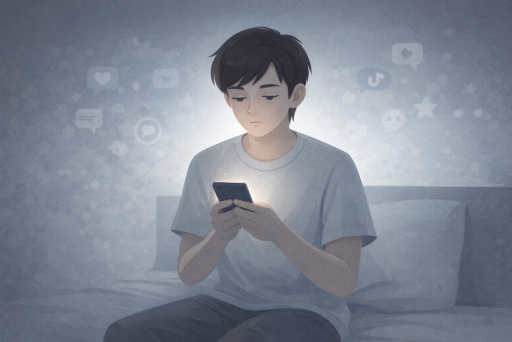 dopamine addiction symptoms in Gen Z caused by phone and social media overstimulation