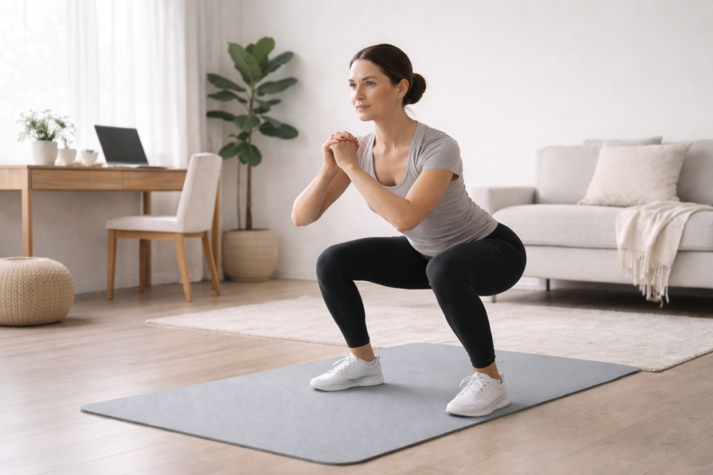 Beginner strength training routine at home in 15 to 20 minutes