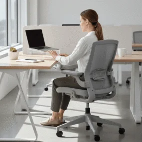 90-90-90 rule for sitting posture at a desk